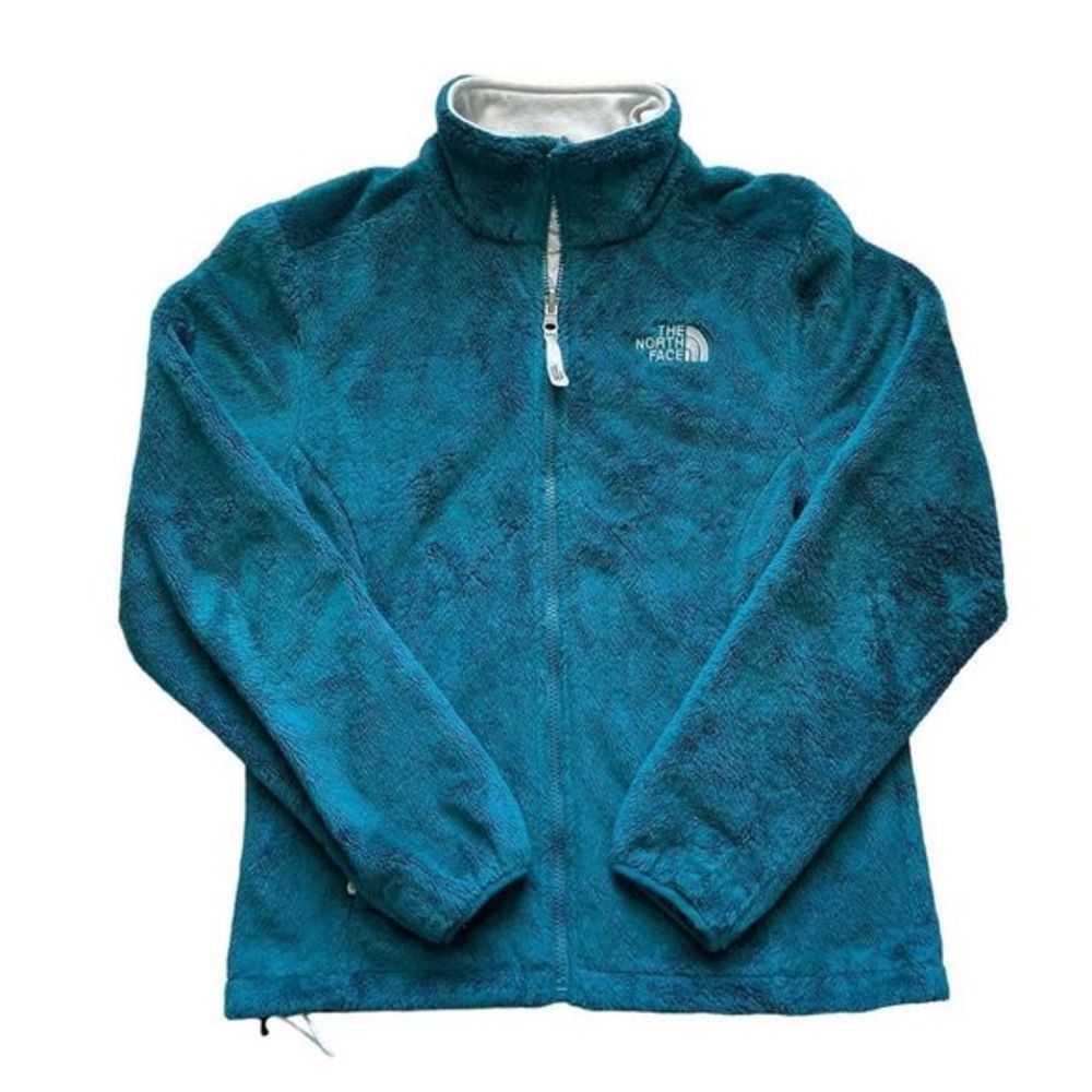 The North Face Teal Blue Full-Zip Fleece Jacket